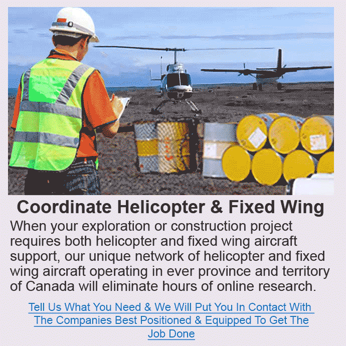 Helicopter and Fixed Wing Aircraft